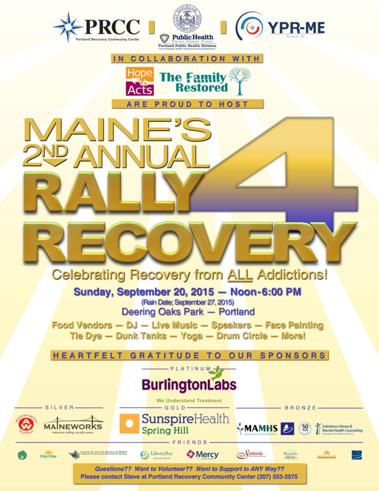 Portland Maine Rally For Recovery 2015