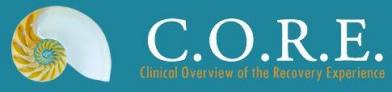 3rd Annual C.O.R.E. (Clinical Overview of the Recovery Experience) 2015 Conference